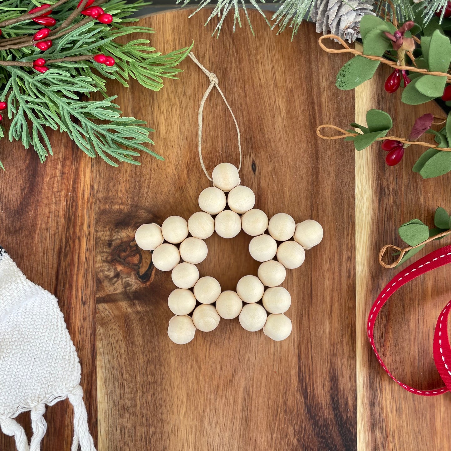 Beaded Star Ornament