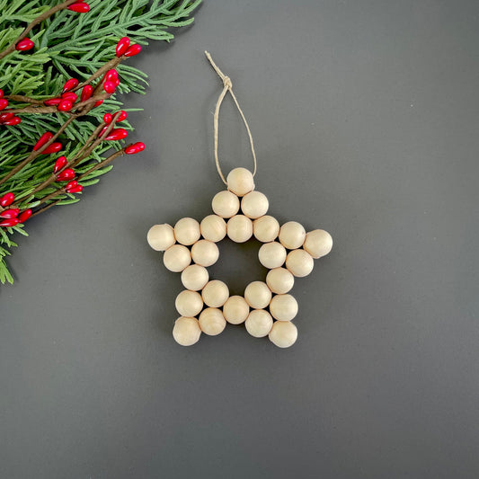 Beaded Star Ornament