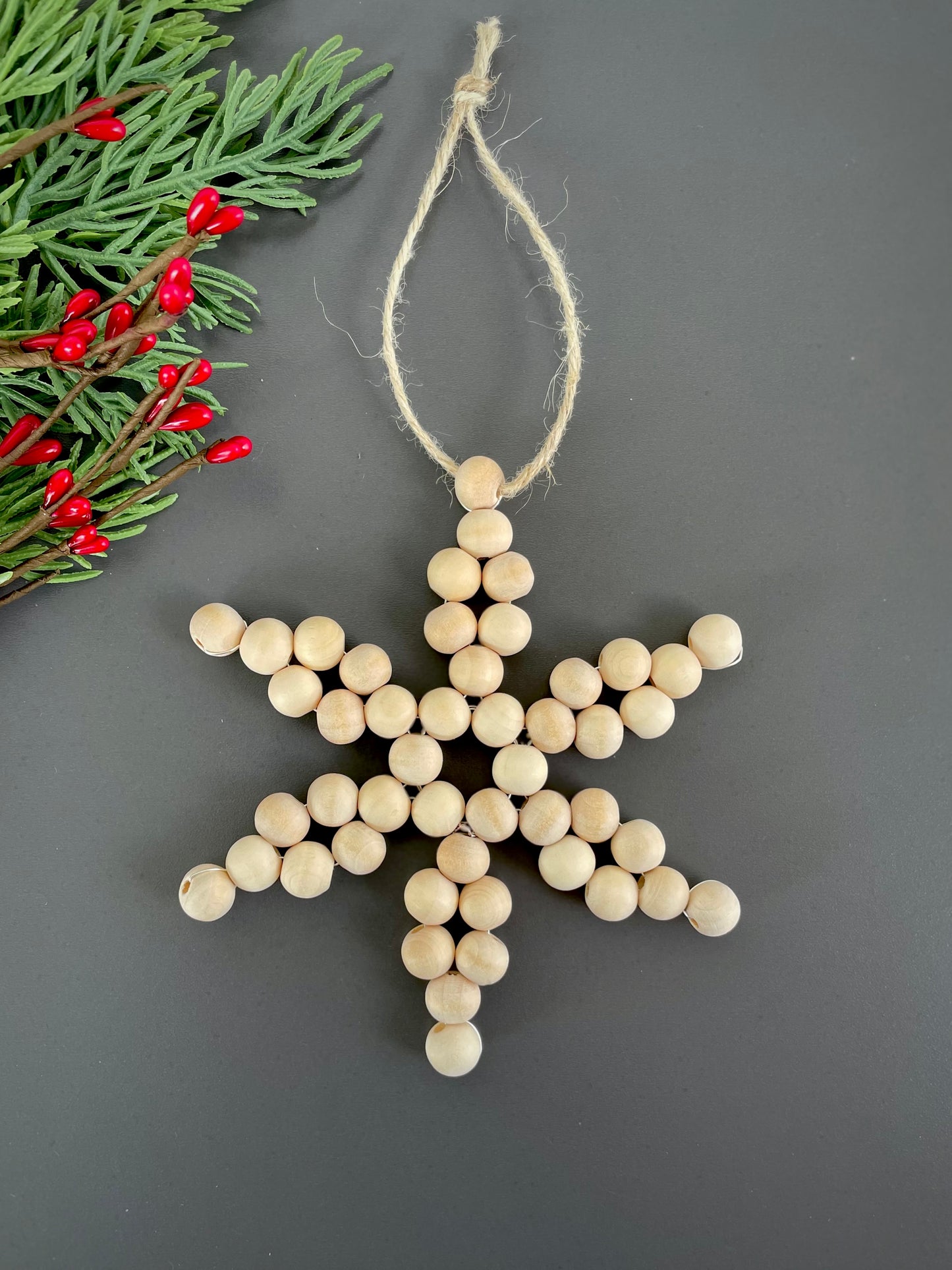 Beaded Snowflake Ornament