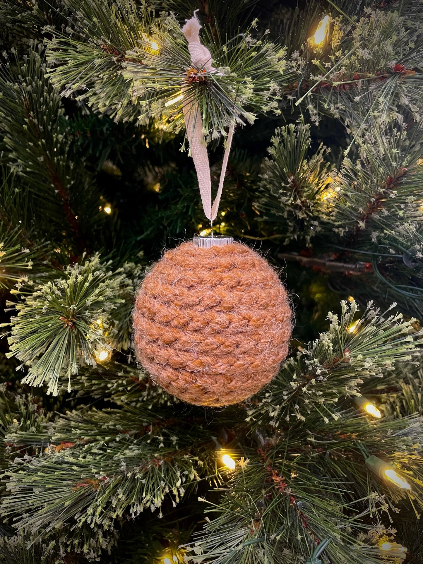 Crochet Ball Ornament