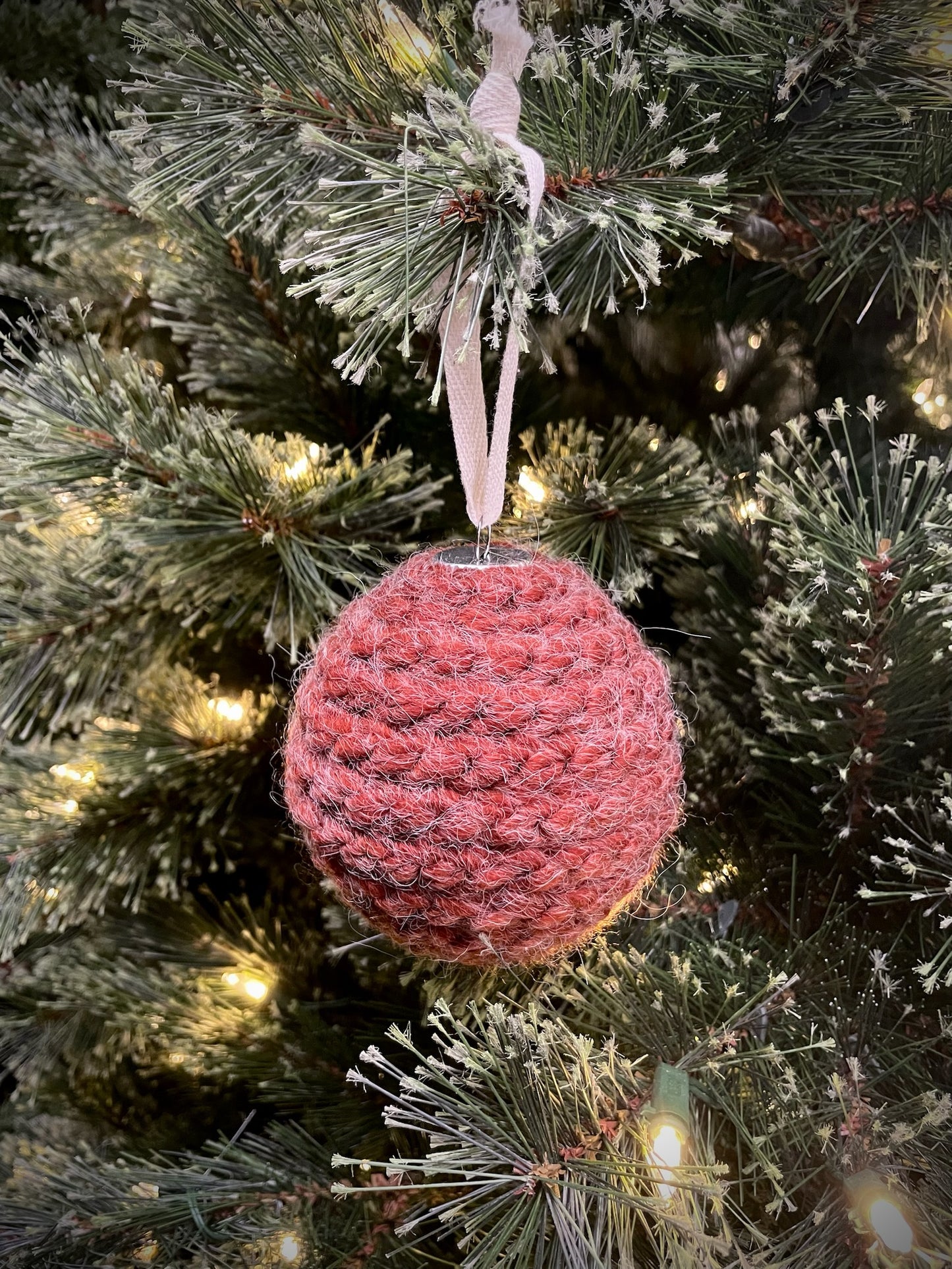 Crochet Ball Ornament