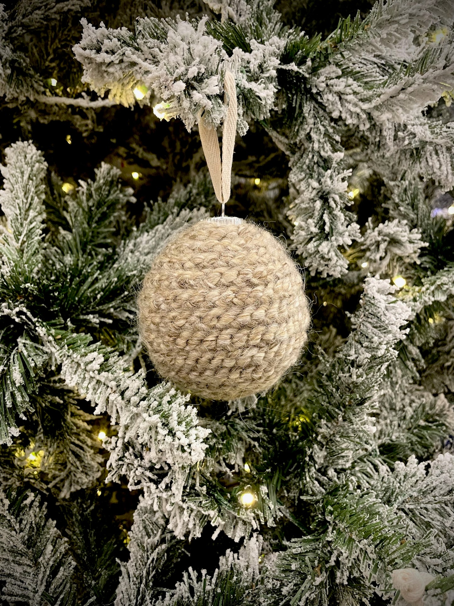 Crochet Ball Ornament