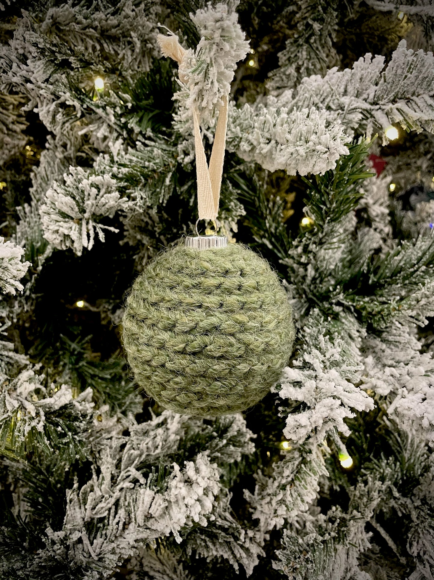 Crochet Ball Ornament